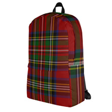 Load image into Gallery viewer, ROYAL RED TARTAN PLAID Backpack
