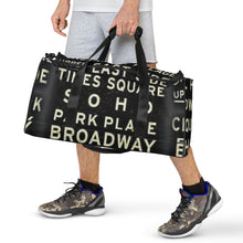 Load image into Gallery viewer, NEW YORK SUBWAY Duffle bag