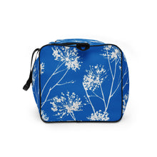 Load image into Gallery viewer, BLUE AND WHITE FLORAL Duffle bag