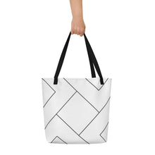 Load image into Gallery viewer, MODERN LINES All-Over Print Large Tote Bag