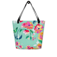 Load image into Gallery viewer, ESTEE All-Over Print Large Tote Bag