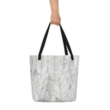 Load image into Gallery viewer, BANANA LEAF All-Over Print Large Tote Bag