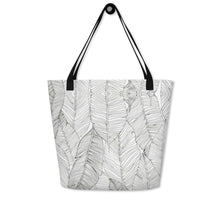 Load image into Gallery viewer, BANANA LEAF All-Over Print Large Tote Bag