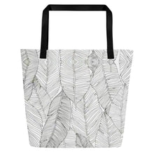 Load image into Gallery viewer, BANANA LEAF All-Over Print Large Tote Bag