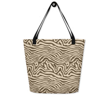 Load image into Gallery viewer, ANIMAL PRINT All-Over Print Large Tote Bag