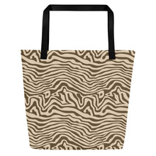 Load image into Gallery viewer, ANIMAL PRINT All-Over Print Large Tote Bag