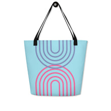 Load image into Gallery viewer, METRO All-Over Print Large Tote Bag