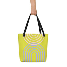 Load image into Gallery viewer, METRO All-Over Print Large Tote Bag