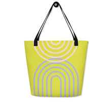 Load image into Gallery viewer, METRO All-Over Print Large Tote Bag