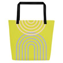 Load image into Gallery viewer, METRO All-Over Print Large Tote Bag