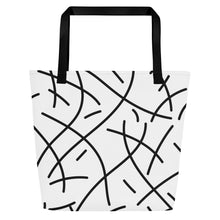 Load image into Gallery viewer, VOGUE All-Over Print Large Tote Bag