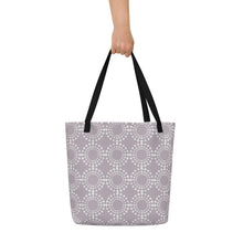 Load image into Gallery viewer, MODERN CIRCLES All-Over Print Large Tote Bag
