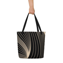 Load image into Gallery viewer, MODERN WAVE All-Over Print Large Tote Bag