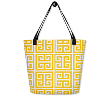 Load image into Gallery viewer, BRIGHT DAY All-Over Print Large Tote Bag