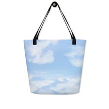 Load image into Gallery viewer, BLUE SKIES All-Over Print Large Tote Bag