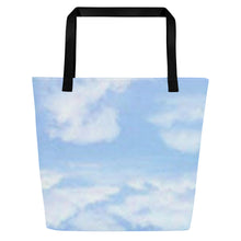 Load image into Gallery viewer, BLUE SKIES All-Over Print Large Tote Bag