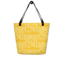 Load image into Gallery viewer, MODERN LINES All-Over Print Large Tote Bag