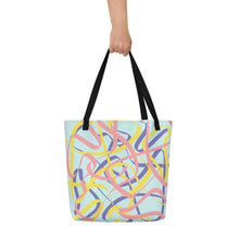 Load image into Gallery viewer, CELEBRATE THE DAY Large Tote Bag
