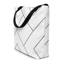 Load image into Gallery viewer, MODERN LINES All-Over Print Large Tote Bag