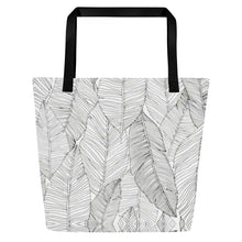 Load image into Gallery viewer, BANANA LEAF All-Over Print Large Tote Bag