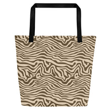 Load image into Gallery viewer, ANIMAL PRINT All-Over Print Large Tote Bag