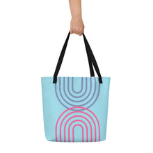 Load image into Gallery viewer, METRO All-Over Print Large Tote Bag