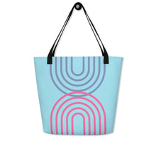 Load image into Gallery viewer, METRO All-Over Print Large Tote Bag