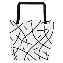 Load image into Gallery viewer, VOGUE All-Over Print Large Tote Bag