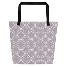Load image into Gallery viewer, MODERN CIRCLES All-Over Print Large Tote Bag