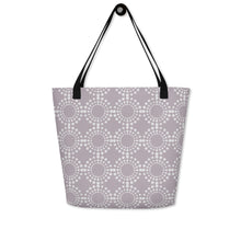 Load image into Gallery viewer, MODERN CIRCLES All-Over Print Large Tote Bag