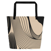 Load image into Gallery viewer, MODERN WAVE All-Over Print Large Tote Bag