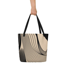 Load image into Gallery viewer, MODERN WAVE All-Over Print Large Tote Bag