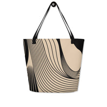 Load image into Gallery viewer, MODERN WAVE All-Over Print Large Tote Bag