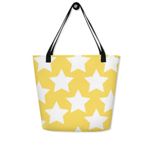 Load image into Gallery viewer, STARS All-Over Print Large Tote Bag