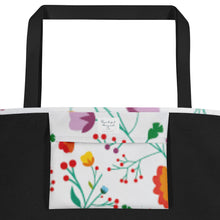 Load image into Gallery viewer, FIELD OF FLOWERS All-Over Print Large Tote Bag