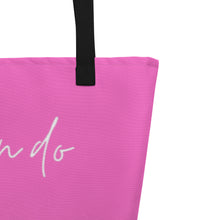 Load image into Gallery viewer, YOU CAN DO ALL THINGS All-Over Print Large Tote Bag