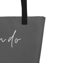 Load image into Gallery viewer, YOU CAN DO ALL THINGS All-Over Print Large Tote Bag