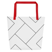Load image into Gallery viewer, MODERN LINES All-Over Print Large Tote Bag