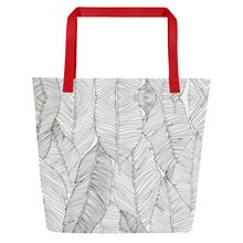 Load image into Gallery viewer, BANANA LEAF All-Over Print Large Tote Bag