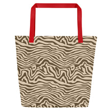 Load image into Gallery viewer, ANIMAL PRINT All-Over Print Large Tote Bag