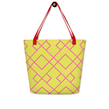 Load image into Gallery viewer, NATALIE All-Over Print Large Tote Bag