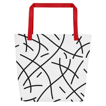 Load image into Gallery viewer, VOGUE All-Over Print Large Tote Bag