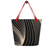 Load image into Gallery viewer, MODERN WAVE All-Over Print Large Tote Bag