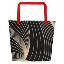 Load image into Gallery viewer, MODERN WAVE All-Over Print Large Tote Bag