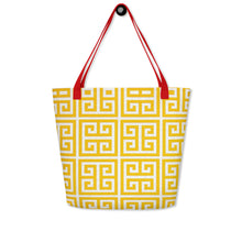 Load image into Gallery viewer, BRIGHT DAY All-Over Print Large Tote Bag
