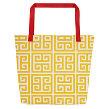 Load image into Gallery viewer, BRIGHT DAY All-Over Print Large Tote Bag