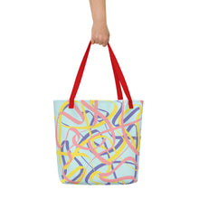 Load image into Gallery viewer, CELEBRATE THE DAY Large Tote Bag