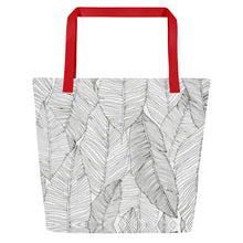 Load image into Gallery viewer, BANANA LEAF All-Over Print Large Tote Bag