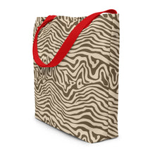 Load image into Gallery viewer, ANIMAL PRINT All-Over Print Large Tote Bag