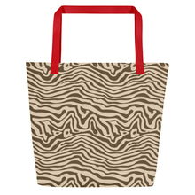Load image into Gallery viewer, ANIMAL PRINT All-Over Print Large Tote Bag